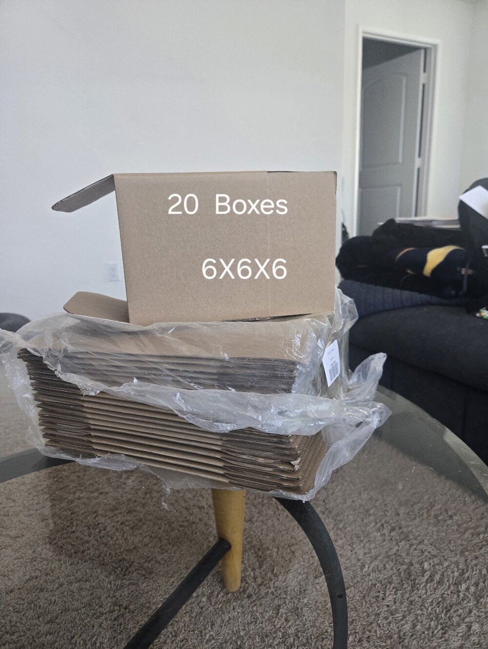 Eco Kraft 6x6x6 Brown Shipping Boxes - Pack of 20